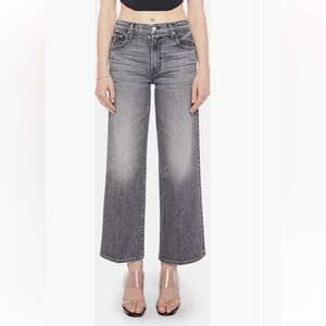 NWT The Mid Rose Maven Ankle Gray Wide-Leg Jeans